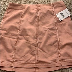 Free people light blush pink skirt